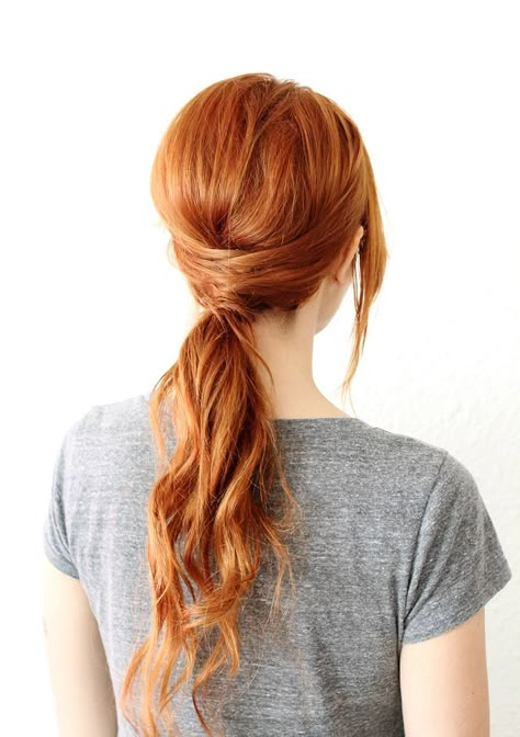 Homecoming Hairstyles That Are Perfect For Long Hair | Beauty High Fancy Ponytail, Smink Inspiration, Copper Hair Color, Long Red Hair, Holiday Hairstyles, A Ponytail, Copper Hair, Long Red, Hair Envy