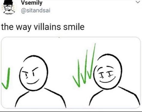 Duo Drawing Base Funny, Mischievous Eyes Drawing, Crazy Look Drawing Reference, Favourite Ship Dynamics, 2 Artists 1 Base Tiktok, Villain Smile Reference, Vilitigo Skin Art, Criss Cross Apple Sauce Pose, How To Draw A Grin