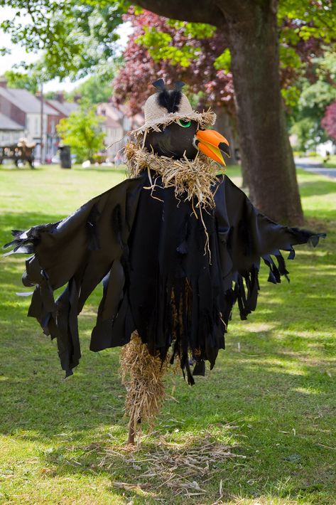 Crow scarecrow | Kane Young | Flickr Crow Scarecrow, October Science, Scare Crow, Diy Scarecrow, Beautiful Autumn, Scarecrow, Halloween Decor, Halloween Costume, Halloween Decorations