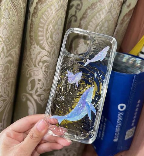 Fish Phone Case, Handmade Phone Case, Whale Design, Animal Phone Cases, Phone Protection, Custom Phone, Custom Phone Cases, Samsung Case, Underwater World