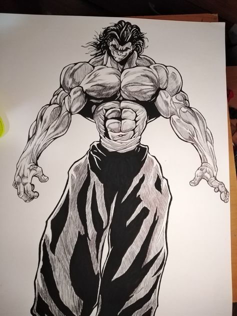 Anime Sketch Dragon Ball, Yujiro Hanma Sketch, Baki Drawing Sketch, Baki Hanma Drawing Sketch, Yujiro Hanma Drawing, Baki Hanma Sketch, Baki Hanma Drawing, Baki Hanma Art, Baki Drawing