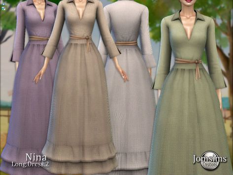 Sims 4 Maxis Match Medieval, Sims Historical, Ts4 Medieval, Sims 4 Decades Challenge, Sims Medieval, Sims 4 Tsr, Die Sims 4, Sims 4 Challenges, Frilly Skirt