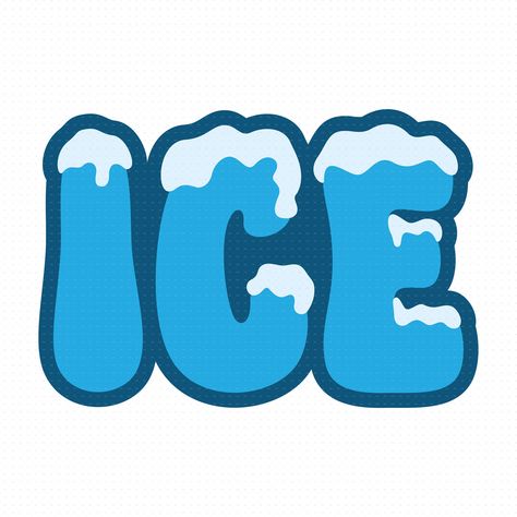 Ice Names, Scrapbooking Alaska, Dr Logo, Ice Logo, Ice Design, Baby Printables, Ice Ice Baby, Letter Stencils, Baby Svg