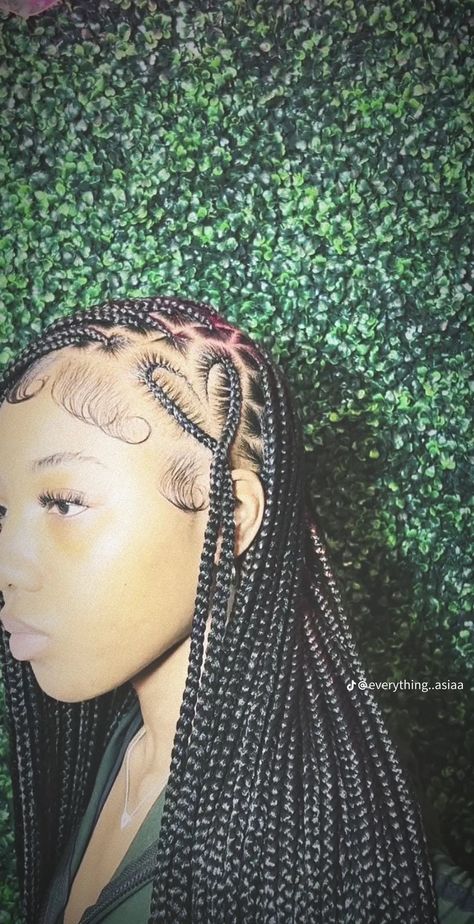 Hairstyles For 8th Grade, 7th Grade Hairstyles, Hair Braid Patterns, Box Braid Hair, Picture Day Hair, Short Box Braids Hairstyles, Beautiful Black Hair, Feed In Braids Hairstyles, Quick Natural Hair Styles