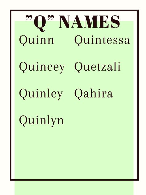 Names that start with “Q” Q Names, Oc Names, Fantasy Names, Pretty Names, Name Inspiration, Writing Characters, Book Writing Inspiration, Unique Baby Names