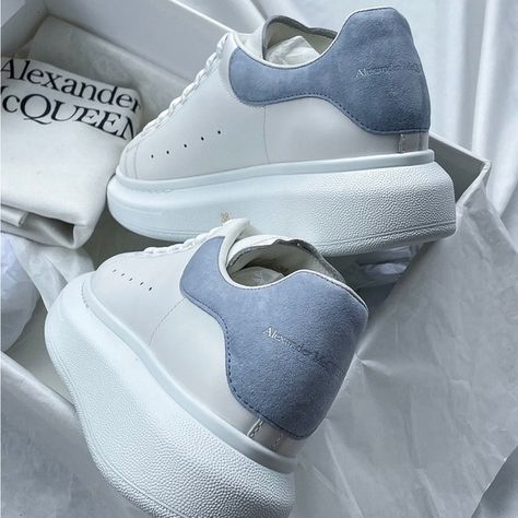 ALEXANDER MCQUEEN
White & Blue Oversized Sneakers Alexander Mcqueen Sneakers Aesthetic, Alxendar Mcqueen Shoes, Blue Alexander Mcqueen Sneakers, Alexander Mcqueen Sneakers Outfit, Shoes Marketing, Alexander Mcqueen Aesthetic, Mc Queen Sneakers, White And Blue Sneakers, Sneakers Alexander Mcqueen