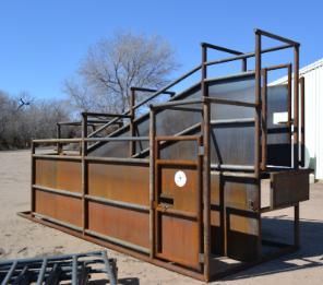 Loading Chutes- Ramsey Ranch Supply Cattle Loading Chute, Raising Cows, Cattle Gate, Cattle Facility, Cattle Pens, Cattle Corrals, Cattle Trailers, Pipe Fence, Beef Farming