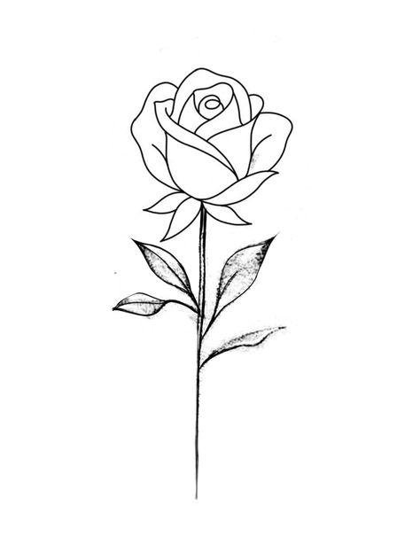 East Rose Drawing, Rose Bud Drawing, Drawing Of Roses, Tattoo Bible, Teacup Tattoo, Drawings With Meaning, Cool Tattoo Drawings, Rose Sketch, Art Style Challenge