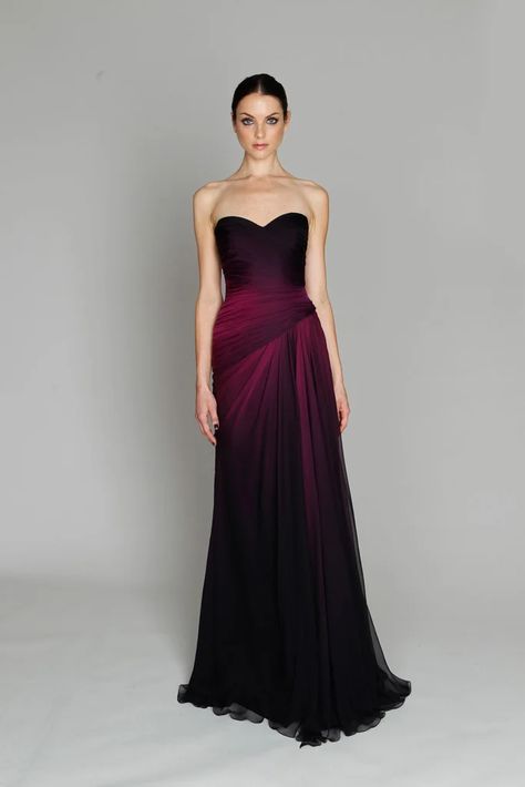 Purple Evening Gown, Purple Gowns, Classy Prom Dresses, Cocktail Gowns, Monique Lhuillier, Glam Dresses, Beautiful Gowns, Pre Fall, Fancy Dresses