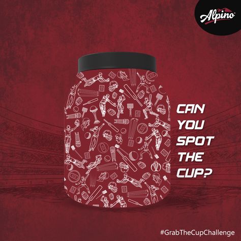 Find the hidden World Cup in the post.   Contest Rules 1. Follow and Tag us 2. Take a screenshot of the image and highlight the area with World Cup and comment or send your . 3. Use #GrabTheCupChallenge 4. One Winner Every Week   #AlpinoHealthFoods #AlpinoPeanutButter #Cricket #WorldCup2019 #GrabTheCupChallenge The Hidden World, Contest Rules, Take A Screenshot, Cricket World Cup, Optimum Nutrition, Post Ideas, Cup Design, World Cup, Take A