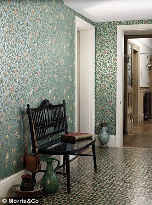 Craftsman Wallpaper, Morris Co Wallpaper, Pomegranate Wallpaper, Block Print Wallpaper, William Morris Wallpaper, Coral Wallpaper, Morris Wallpapers, Fruit Wallpaper, Luxury Wallpaper