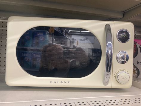 Galanz Retro Microwave, Galanz Microwave, Retro Microwave, Microwave Aesthetic, Cute Microwave, Vintage Microwave, White Microwave, Microwave Cookware, Countertop Microwave Oven