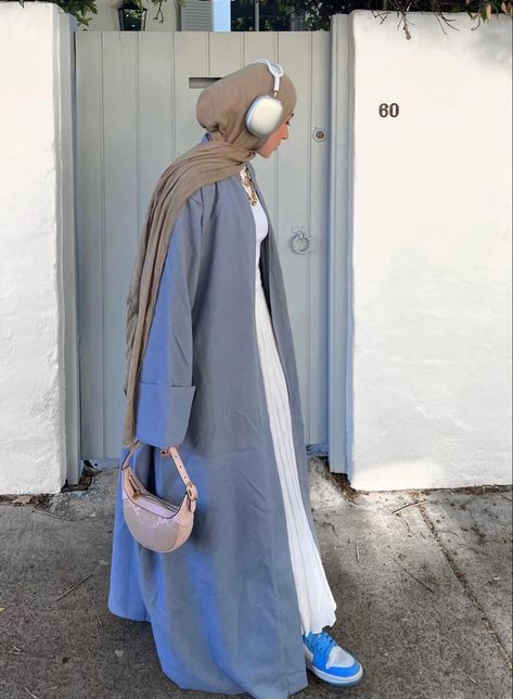 Islamic Modest Fashion, Outfits Muslim, Abaya Outfit, Hijab Fashion Summer, Estilo Hijab, Stile Hijab, Abaya Design, Hijabi Fits, Hijabi Outfit