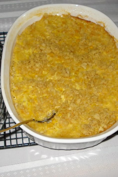 Scalloped Corn Corn Casseroles, Corn Photo, Scalloped Corn Casserole, Scalloped Corn, Corn Recipes Side Dishes, Country Food, Corn Recipe, Just A Pinch Recipes, Corn Casserole