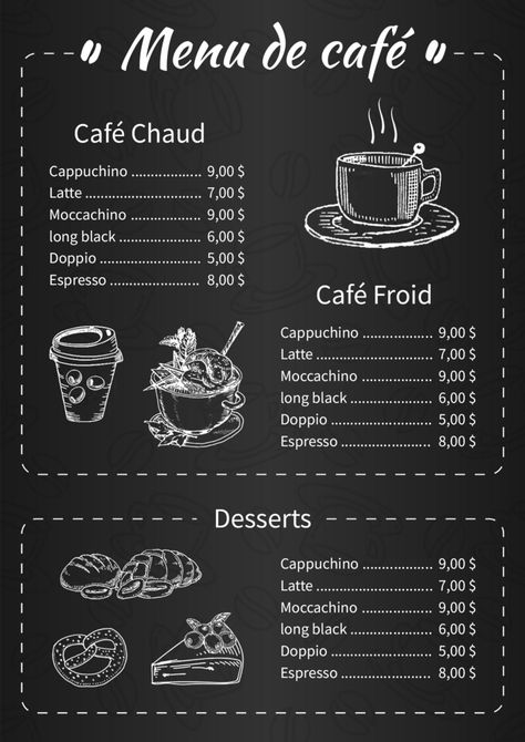 Menu Cafe, Cup Cartoon, Simple Menu, Real Coffee, Coffee Menu, Sweet Cake, Cafe Logo, Money Sign, Cafe Menu