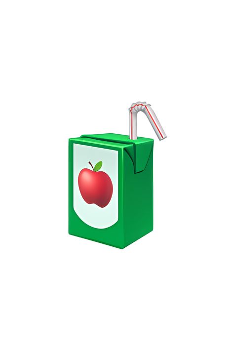 The 🧃 emoji depicts a rectangular beverage box with a straw sticking out of it. The box is usually shown in a bright color, such as orange or blue, with a label on the front indicating the type of beverage inside. The straw is typically red or white and is positioned at an angle, as if someone has just taken a sip from it. The overall appearance of the emoji is playful and refreshing, suggesting a cool and tasty drink on a hot day. Apple Emoji Png, Iphone Emoji Png, Box Emoji, Apple Emoji, Iphone Png, Emoji Food, Phone Emoji, Emoji Stories, Emoji 2