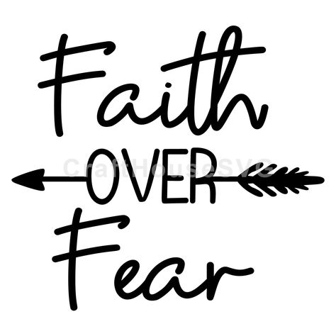 Faith Over Fear Svg, Jesus Smiling, Growing Sprouts, Free Svg Files For Cricut, Christian Shirts Designs, Making Stickers, Prayer Changes Things, Faith Encouragement, Free Silhouette