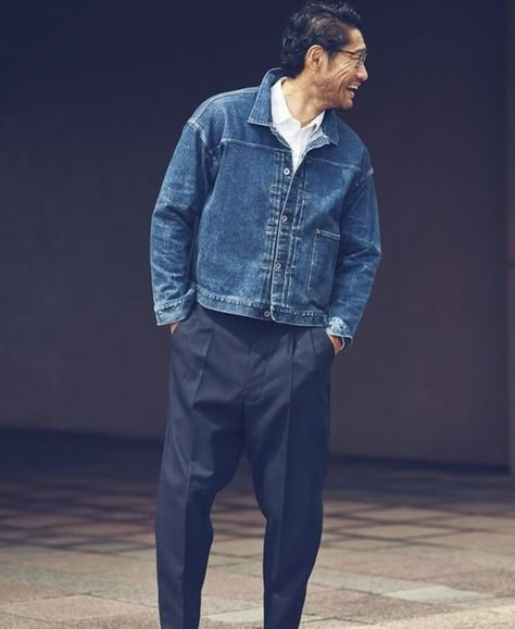 Denim Jacket Street Style, Masculinity Quotes, Stylish Mens Haircuts, Mens Suits Modern, Quotes Empowering, Stylish Men Casual, Empowering Words, Mens Outfit Inspiration, Neue Outfits