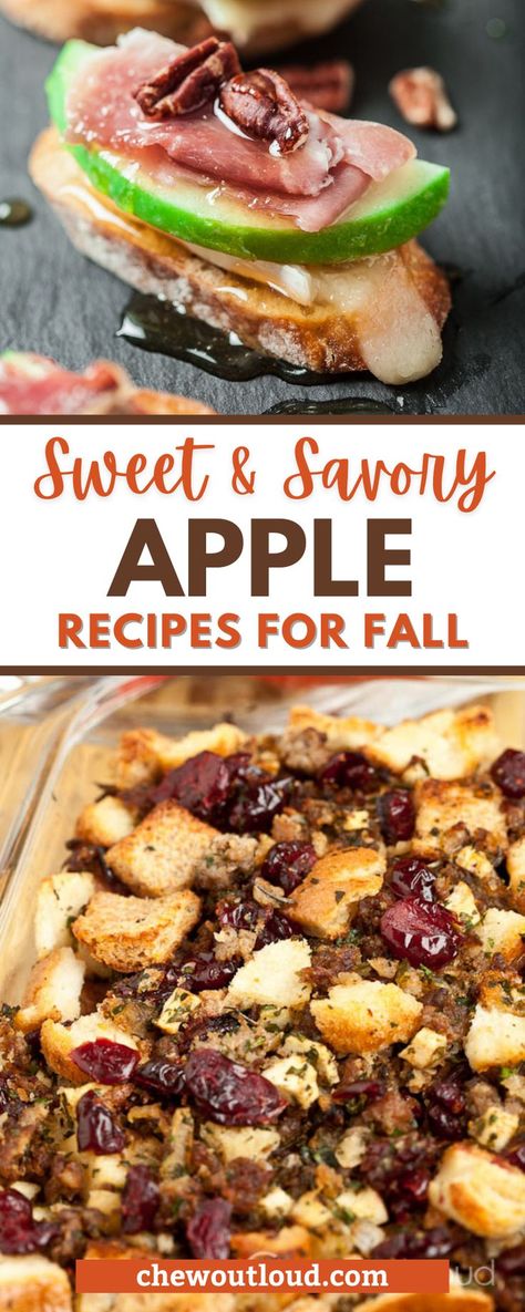 Apple Recipes Savory Fall, Apple And Potato Recipes, Dinner Recipes Using Apples, Apple Recipes For Potluck, Apple And Bacon Recipes, Gourmet Apple Recipes, Dinner Apple Recipes, Thanksgiving Apple Side Dishes, Opal Apple Recipes