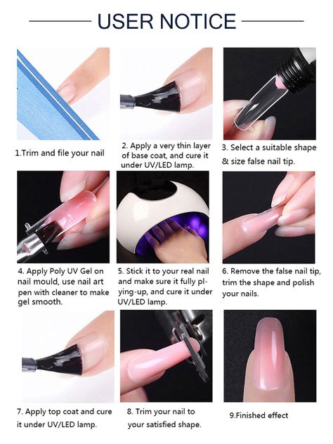 Poly Nail Gel, Nail Equipment, Poly Gel, Nail Pen, Manicure Gel, Nail Drill Machine, Drill Machine, Polygel Nails, Nail Lamp