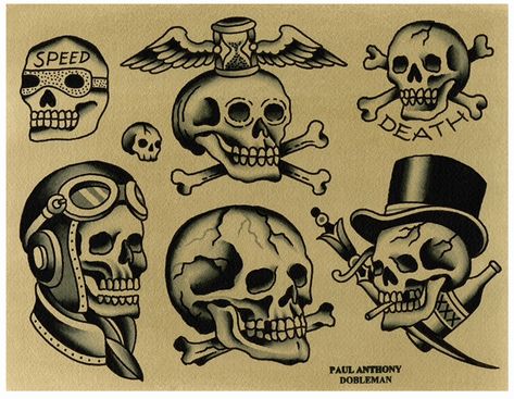 Skull And Bones Tattoo Traditional, Skull Tattoos Traditional, Traditional Skull Tattoo Design, American Traditional Skull Tattoo, Analog Tattoo, Old School Skull Tattoo, Traditional Skulls, Skull Tattoo Traditional, American Traditional Skull