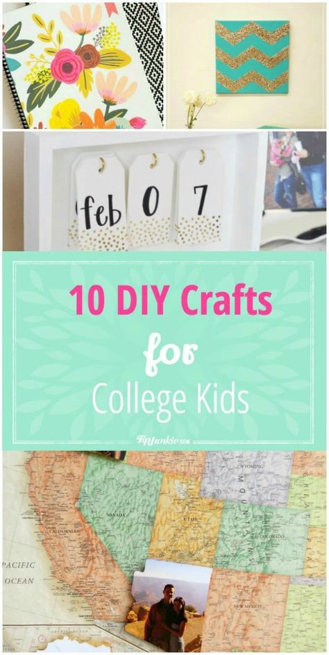 10 DIY Crafts for Older Kids Fun Crafts For College Students, Arts And Crafts For College Students, Crafts For College Students Diy, Easy Crafts For College Students, College Crafts Diy Projects, Fun Activities For College Students, College Craft Ideas, Crafts For College Students, College Diy Crafts