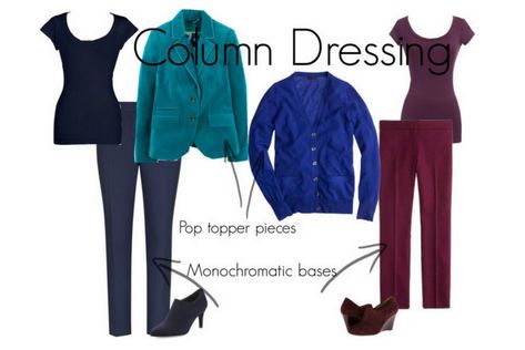 If you’re not familiar with column dressing, it is a way of putting outfits together where you layer a topper piece, like jacket or cardigan, in a contrasting shade over a monochromatic base. In today's post, learn how to add some excitement to these outfits. Hourglass Styling, Column Dressing, Grey Sheath Dress, Olive Jeans, Boot Collection, Body Outfit, Wardrobe Planning, Wearing All Black, Column Dress