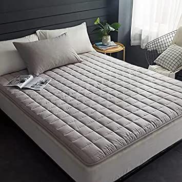 QQCC Mattress Topper Tatami Floor Mat Sleeping Bedroom Foldable Mattress Topper Comfort Portable Folding Single Double Bedding Guest Mattress (Color Classification : Gray, Size : 120x200cm) Tatami Futon, Double Bedding, Queen Mattress Topper, Tatami Floor, Cheap Mattress, Mattress Toppers, Foldable Mattress, Futon Mattress, Comfort Mattress