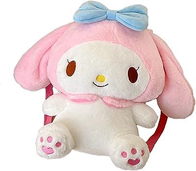 Mymelody backpack to carry all your festival needs #sanrio #outfit #mymelody #rave #festival Kawaii Bag, Doll Backpack, Kawaii Backpack, Kuromi My Melody, Cartoon Backpack, Plush Bags, Anime Toys, Plush Backpack, Kawaii Plush