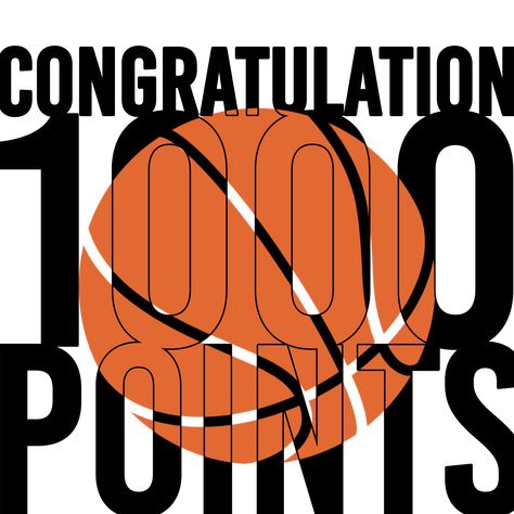 congratulation 1000 points Basketball, 1000 Points Basketball is for the high school basketball athlete. Perfect for the student section with a 1000 points basketball sign at a college basketball game. basketball 1000 points for men, women, boys, girls, 1000 Points Basketball Ideas Poster, 1000 Points Basketball Signs, 1000 Points Basketball Ideas, 1000 Points Basketball, Basketball Athlete, Spirit Posters, School Spirit Posters, Basketball Ideas, Student Section