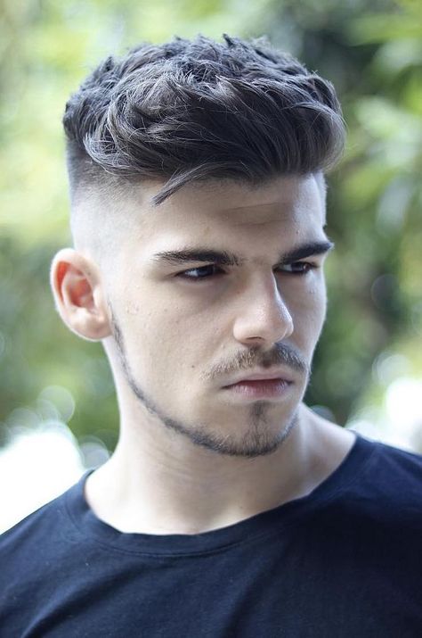 Skin Fade Pompadour, Skin Fade Hairstyle, Boys Haircut Styles, High Skin Fade, Gents Hair Style, Mens Hairstyles Thick Hair, Faded Hair, Men Haircut Styles, Cool Hairstyles For Men