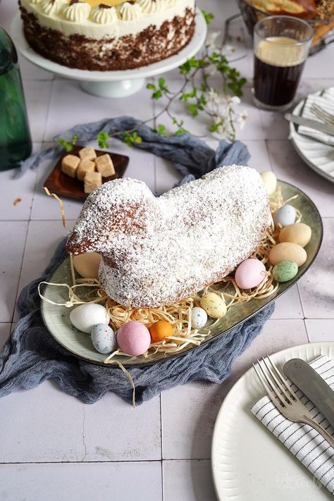 Classic German Easter Lamb Cake | Bake to the roots Lamb Cake, Easter Sweets, Easter Lamb, Almond Flavor, Seasonal Food, Pan Bread, Easter Dinner, Easter Brunch, Easter Cakes