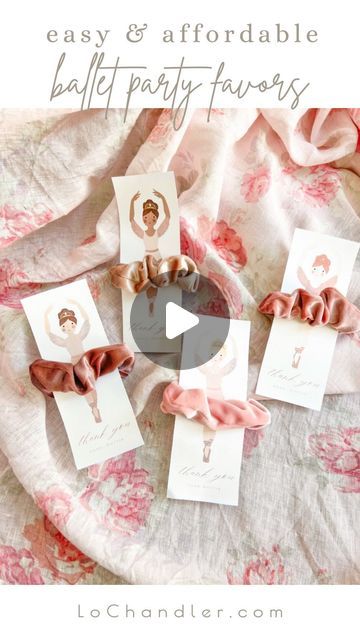 Lo Chandler on Instagram: "These adorable printouts are on sale for $3.50 and the pack of scrunchies is only $8 !  If you want the 🔗 just write “ballet” and I’ll DM you the info!  These were a huge hit at Dottie’s birthday last week and would be perfect for any little girl party! 🩰

Ballet party 
Ballerina party 
Mom hacks 
Birthday party ideas 
Toddler parties 

The sweetest ballet party favors! The printouts are on sale for $3.50 and the scrunchies are right around eight dollars, so these come out to right at one dollar per favor if you’re making 12! You can’t beat it and they’re SO CUTE! 

Ballerina party ideas 
Ballet party favors 
Girl birthday party 

Follow my shop @lo_chandler on the @shop.LTK app to shop this post and get my exclusive app-only content!

#liketkit #LTKFamily #LTK Ballet Party Ideas, Ballerina Birthday Party Favors, Ballerina Party Ideas, Ballerina Party Favors, Cute Ballerina, Ballet Party, Boy Party Favors, Ballerina Birthday Parties, Toddler Parties