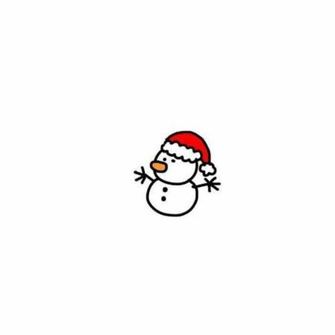 Mini Drawings Christmas, Snowman Widget, Christmas Mini Drawings, Cute Simple Christmas Drawings, Christmas Drawings Simple, Christmas Simple Drawings, Simple Christmas Drawing Ideas, Easy Christmas Doodles, Simple Christmas Drawings