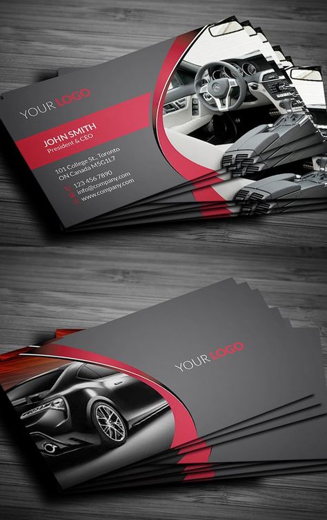 Business Card Design Black, Car Logo Design, Automotive Logo Design, Business Cards Layout, Graphic Design Business Card, Cars Design, Professional Business Card Design, Professional Business Cards Templates, Visiting Card Design