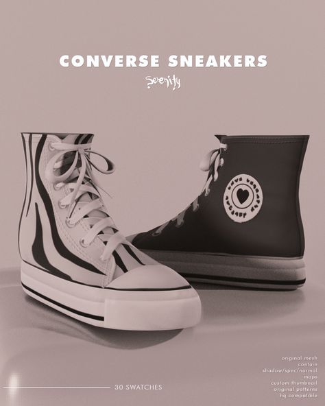 Converse Sneakers | Serenity on Patreon Sims 4 Cc Male Converse, Ts4 Converse Cc, Sims 4 Cc Shoes Sneakers Male, Sims 4 Cc For Males, Sims4 Cc Shoes Male, Sims 4 Streetwear Cc Male, Sims 4 Shoes Cc Male, Sims 4 Male Cc Shoes, Sims 4 Male Shoes Cc