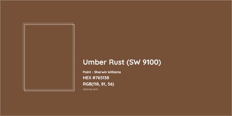 Umber Rust Sherwin Williams, Uber Umber Sherwin Williams, Bedroom Vision Board, Munsell Color System, Analogous Color Scheme, Paint Color Codes, Rgb Color Codes, Hexadecimal Color, Rgb Color Wheel