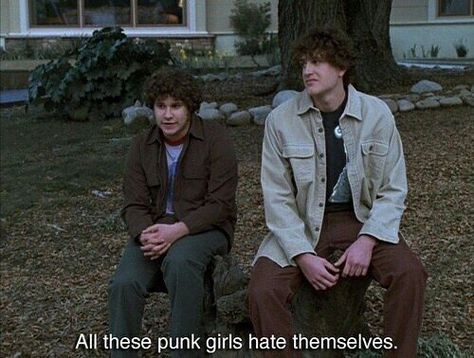 Jason Segel, Seth Rogen, Freaks And Geeks, Punk Girl, Tv Quotes, Aesthetic Grunge, Movie Quotes, Movies Showing, Punk Rock