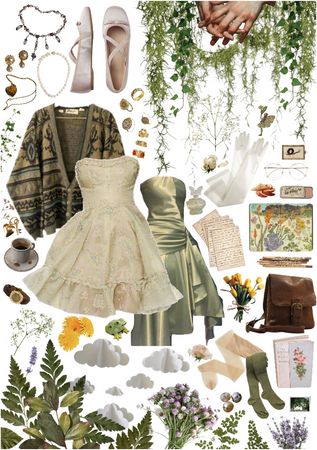 Fairy Cottage Core Aesthetic Outfits, Cottage Core Aesthetic Outfit, Melanie Martinez Outfit Ideas, Melanie Martinez Inspired Outfits, Cosmic Aura, Outfit Building, Cottage Core Outfit, Melanie Martinez Outfits, Witch Cottage