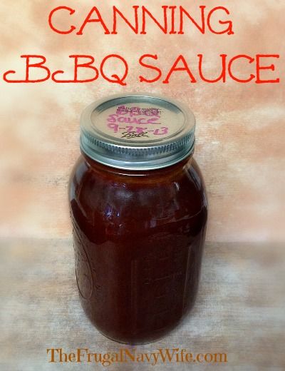 Canning Bbq Sauce, Canning 101, Homemade Bbq Sauce, Canned Food Storage, Canning Tips, Canning Food Preservation, Canning Ideas, Bbq Sauces, Bbq Sauce Recipe