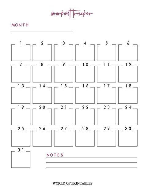 Workout Calendar Printable Free, Fitness Tracker Printable, Diet Tracker, Workout Tracker, Study Planner Printable, Habit Tracker Printable, Fitness Planner Printable, Weight Tracker, Note Writing Paper