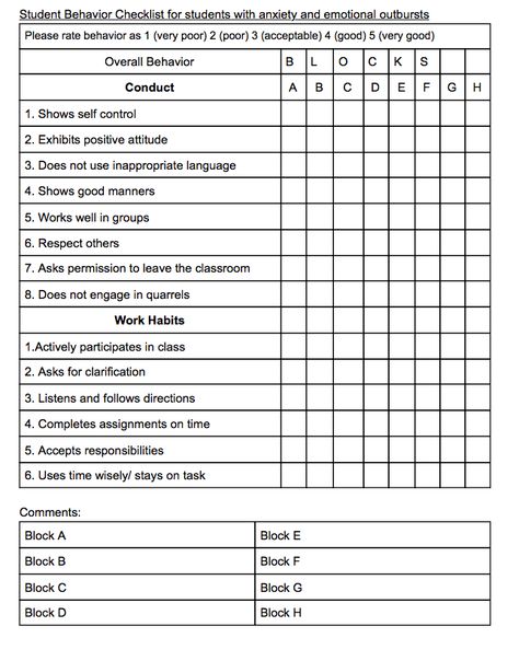 Check In Check Out Forms High School, Classroom Conversation, School Behavior Chart, Classroom Behavior Management System, Emotional Outbursts, School Psychology Resources, Special Education Behavior, Behavior Report, Behavior Tracking