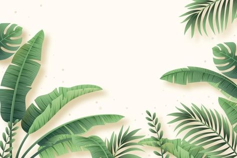 Tropical Leaf Background, Tropical Leaves Background, Wallpaper Leaves, Wallpaper Leaf, Green Leaf Background, Nature Logo Design, Background Summer, Leaves Background, Cloud Forest