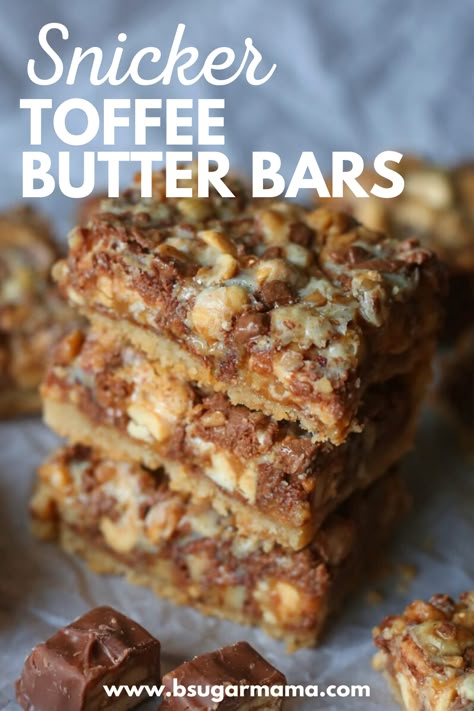 Peanut Brittle Bars, Snicker Dessert Recipes, Butter Toffee Bars, Skor Recipes, Skor Bars With Ritz Crackers, Snicker Bars Recipe, Peanut Butter Toffee Bars, Recipes Using Toffee Bits, Skor Bits Recipes