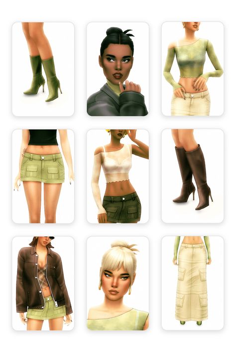 The Downtown Collection | greenllamas | greenllamas on Patreon Sims 4 Cc Downtown Clothes, Sims 4 Cc Greenllamas, Sims 4 Greenllamas, Greenllamas Sims 4 Cc, Downtown Sims 4 Cc, Ts4 Mm Clothes, Sims 4 Cc Finds Maxis Match Clothes, Sims 4 Downtown Girl Cc, Sims 4 Backpack Cc