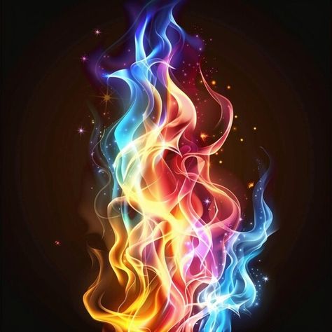 Photo flame shaped colors against a blac... | Premium Photo #Freepik #photo Colored Flames, Black Flames, Flames Background, Flame Colors Fire, Fire On Black Background, Blue Flames Fantasy Art, Cute Clipart, Gradient Color, Black Backgrounds