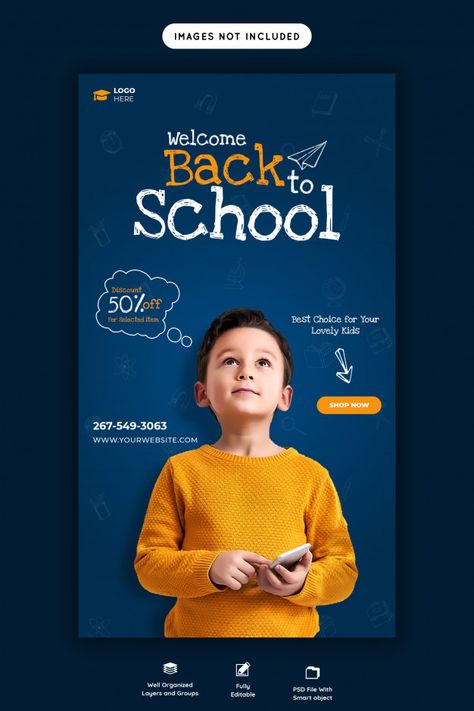 Back to school with discount offer insta... | Premium Psd #Freepik #psd Education Story Instagram, Educational Poster Design Inspiration, Education Poster Design Ideas, Back To School Poster Design, Back To School Ads, Story Design Ideas, School Poster Design, Back To School Graphic, Back To School Poster