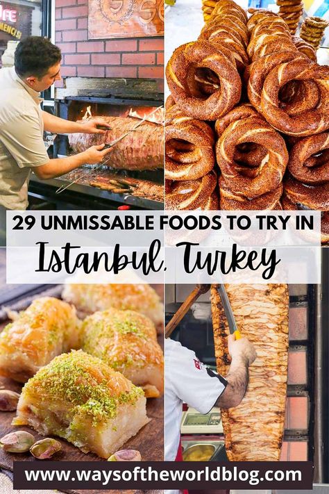 Food In Turkey, Istanbul Checklist, Travel To Istanbul, Traveling To Istanbul, Turkish Food, Food Istanbul, Istanbul Food Guide, Food In Istanbul, Istanbul Food