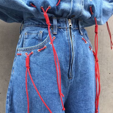 Ropa Upcycling, Denim Inspiration, Diy Vetement, Denim Projects, Denim Diy, Upcycled Fashion, Mode Inspo, Sewing Project, Mode Inspiration