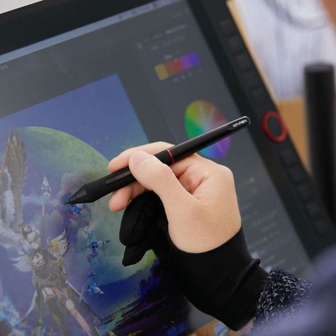 Digital Artist Setup Aesthetic, Digital Art Tools, Drawing Tablet Aesthetic, Digital Artist Studio, Animator Aesthetic, Animation Tablet, Digital Artist Aesthetic, Visual Elements Of Art, Tablet Aesthetic